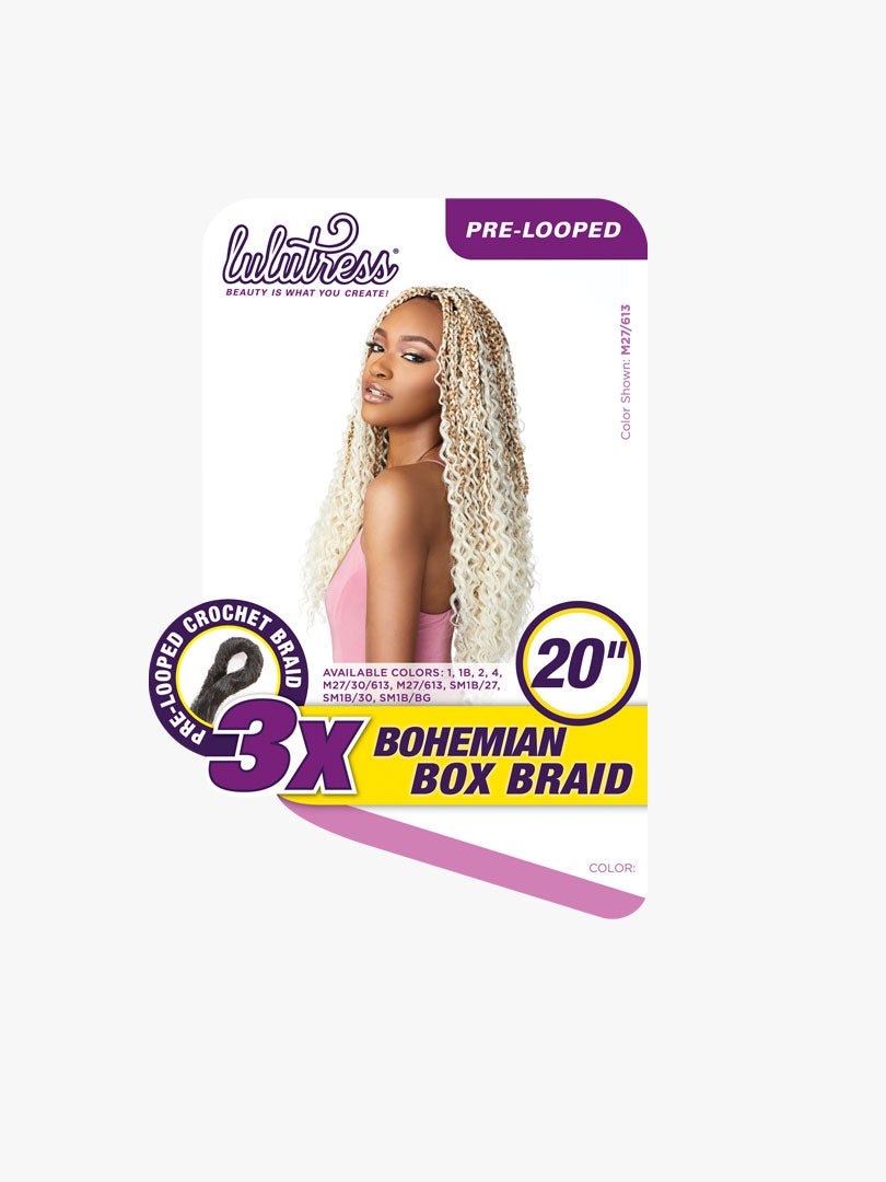 Sensationnel Lulutress 3X BOHEMIAN BOX BRAIDS 20″ - Braids and Wigs