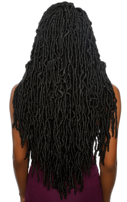 Afri-Naptural 2X Luv Locs 24 inch styled view
