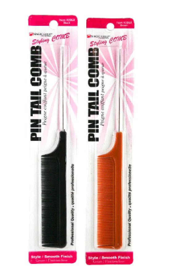 Magic Gold Pin Tail Comb 2068 - Braids and Wigs