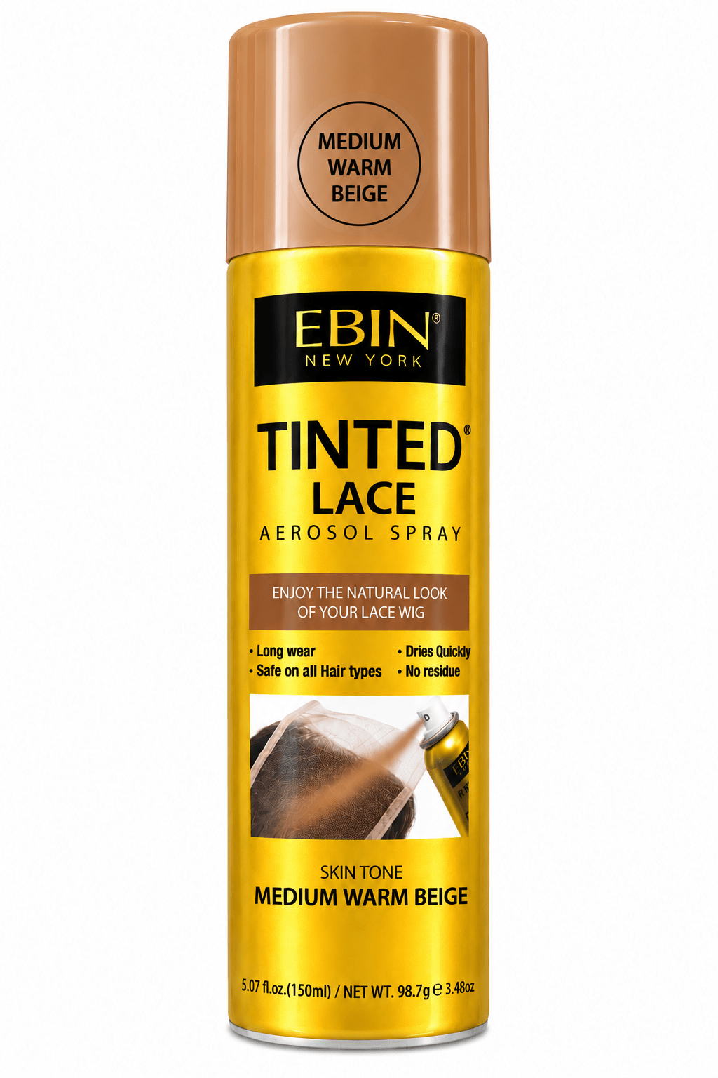 Ebin Tinted Lace Spray (3.48oz) - Braids and Wigs