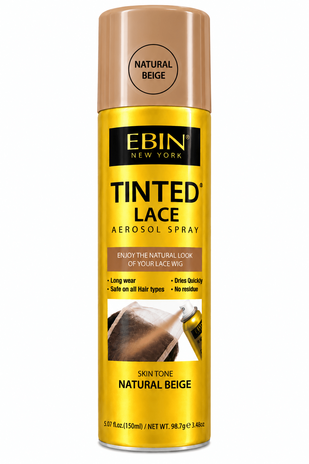 Ebin Tinted Lace Spray (3.48oz) - Braids and Wigs