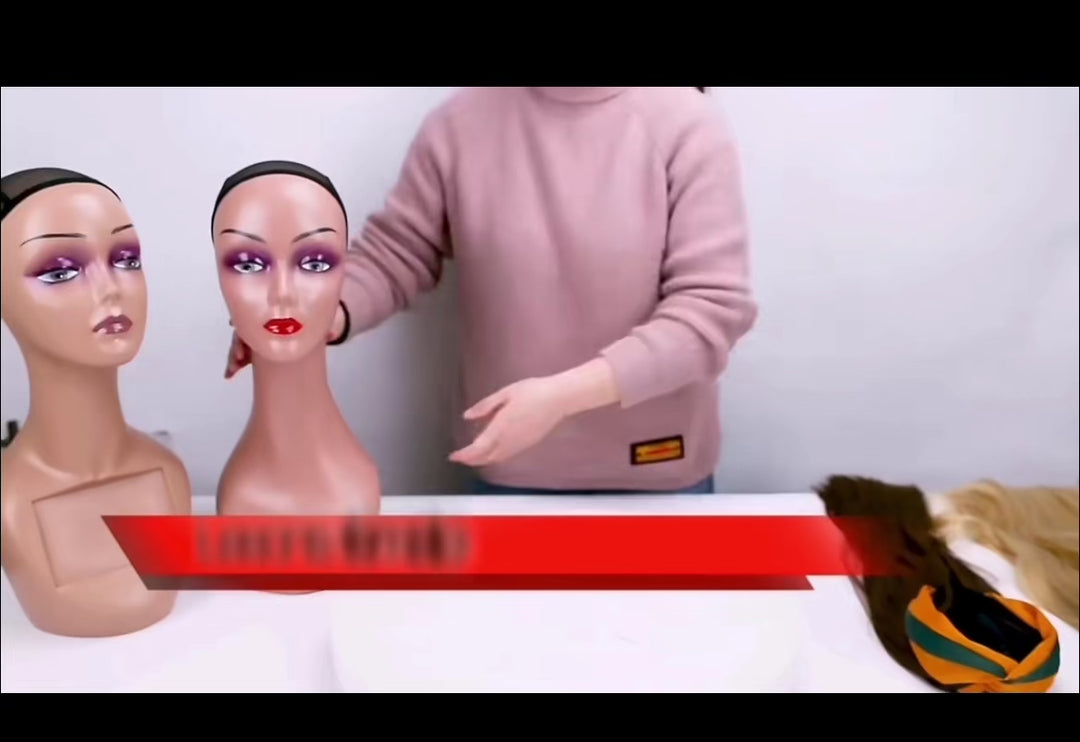 Mannequin Head With Wig Cap [Pc] #Brown