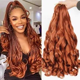 French Curl Braiding Hair 28 inches - Braids and Wigs