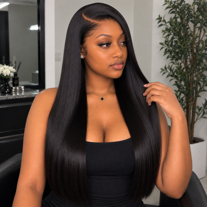 Luxury Virgin Human Hair 5x5 Lace Closure 20" – Bone Straight