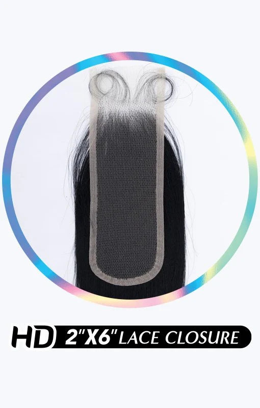 Shake-N-Go Glossy - 2x6 Straight 12" Lace Closure