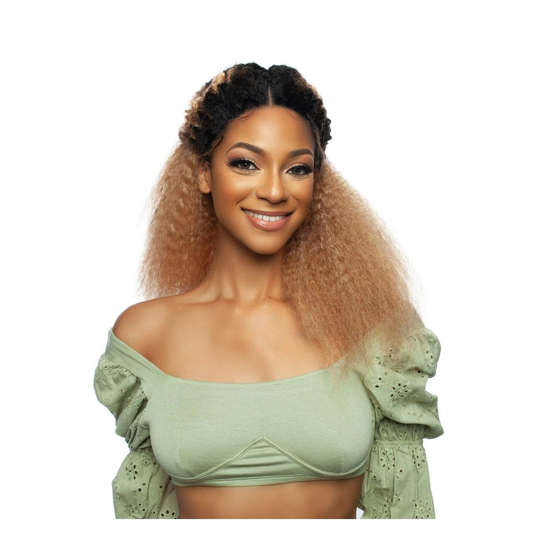 Mane Concept Trill 13A 13"x4" Ear to Ear Deep Lace Front Wig - TRE2301 Soft Crimp 22"