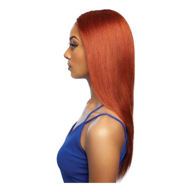 Mane Concept Trill 13A Human Hair HD Pre-Colored Lace Front Wig - TROC210 13A PUMPKIN SPICE STRAIGHT 24"-28"