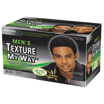 Texture My Way Mens Comb Thru Creme Texturizing Kit -wigs