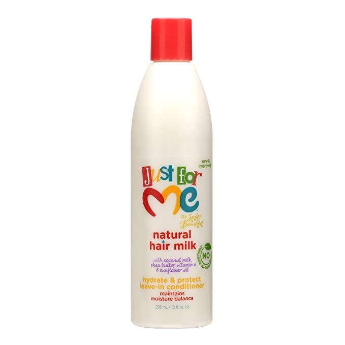JUST FOR ME Natural Hair Milk Leave-In Conditioner (10oz) -wigs