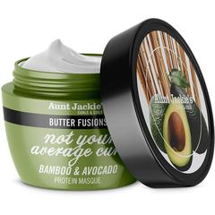 AUNT JACKIE'S BUTTER FUSIONS NOT YOUR AVERAGE CURL BAMBOO & AVOCADO PROTEIN MASQUE -wigs