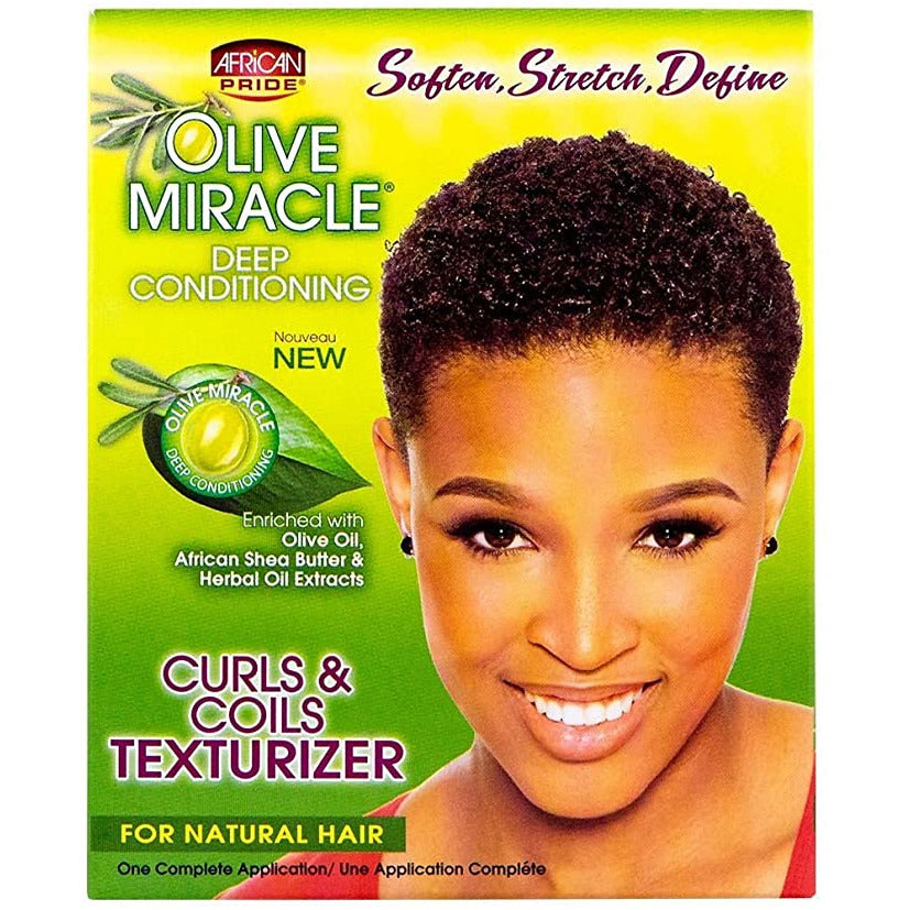 African Pride Olive Miracle Curls and Coils Texturizer -wigs