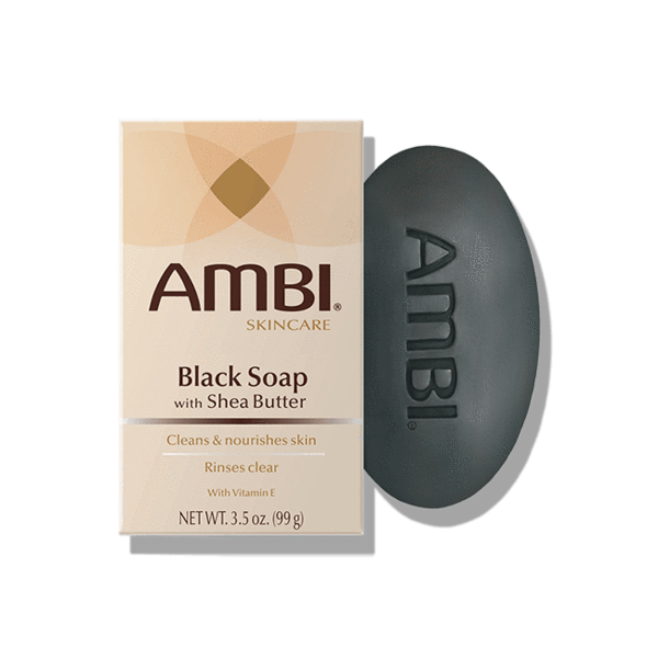 AMBI BLACK SOAP WITH SHEA BUTTER 3.5 OZ -wigs