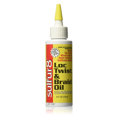 Sulfur8 Loc, Twist & Braid Oil 4oz -wigs