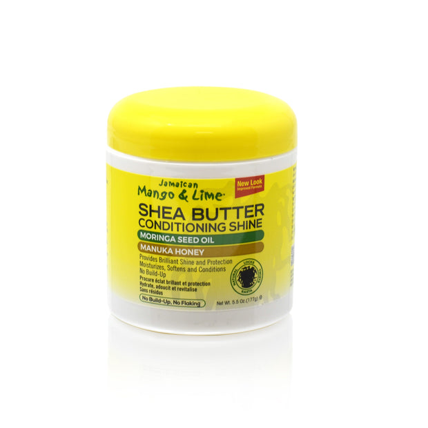 Jamaican Mango & Lime: Shea Butter Conditioning Shine 5.5oz -wigs