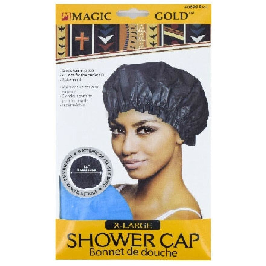 MAGIC GOLD X-LARGE SHOWER CAP -wigs