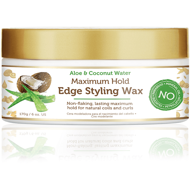 AFRICAN PRIDE | MOISTURE MIRACLE ALOE & COCONUT WATER EDGE STYLING WAX -wigs