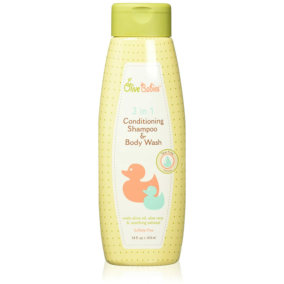 OLIVE BABIES 3 IN 1 CONDITIONING SHAMPOO & BODY WASH -wigs