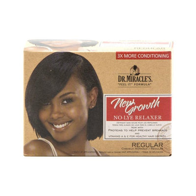DR. MIRACLES NEW GROWTH NO-LYE RELAXER KIT -wigs