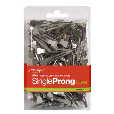 MAGIC COLLECTION SINGLE PRONG CLIPS 12PCS -wigs