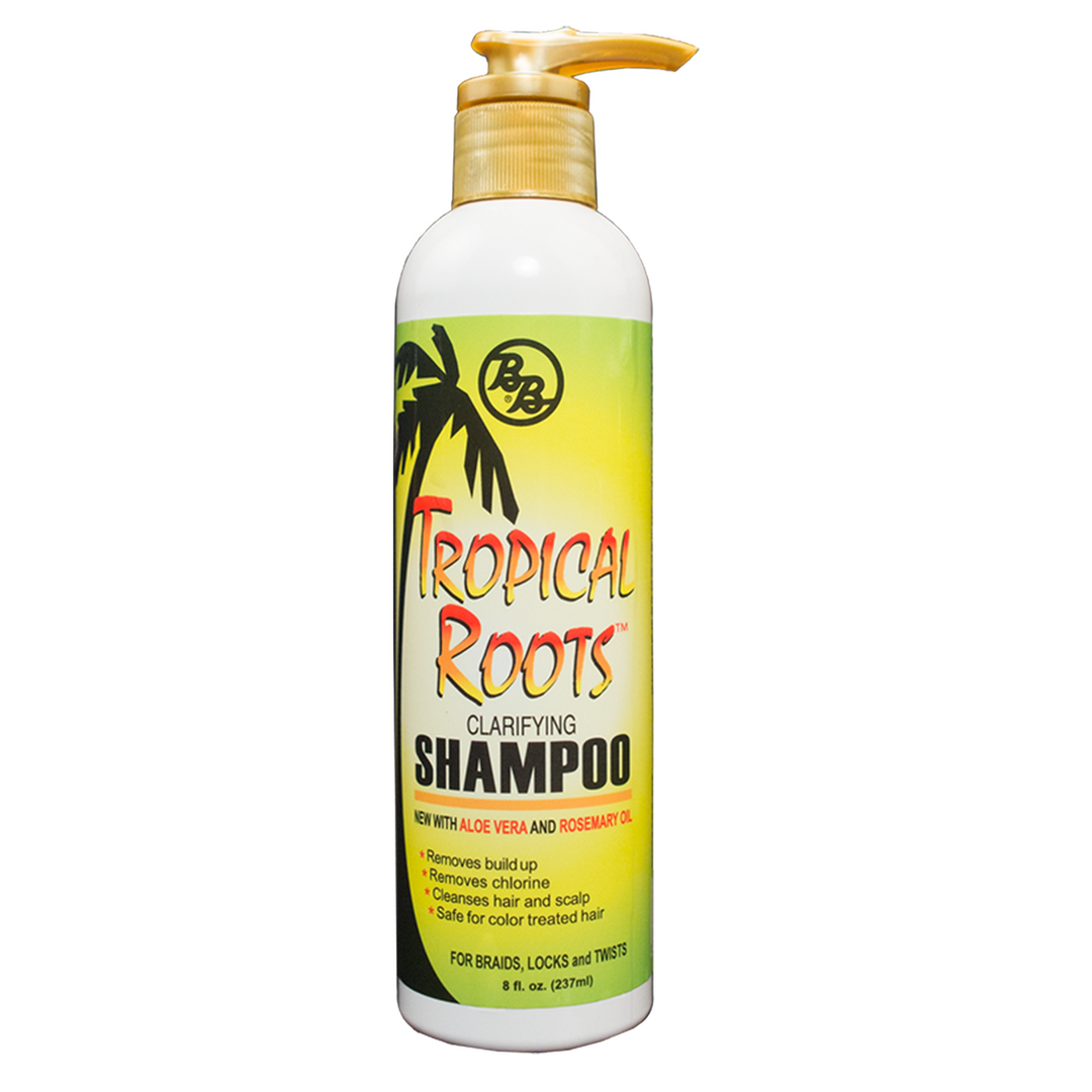 BRONNER BROTHERS Tropical Roots Clarifying Shampoo (8oz) -wigs