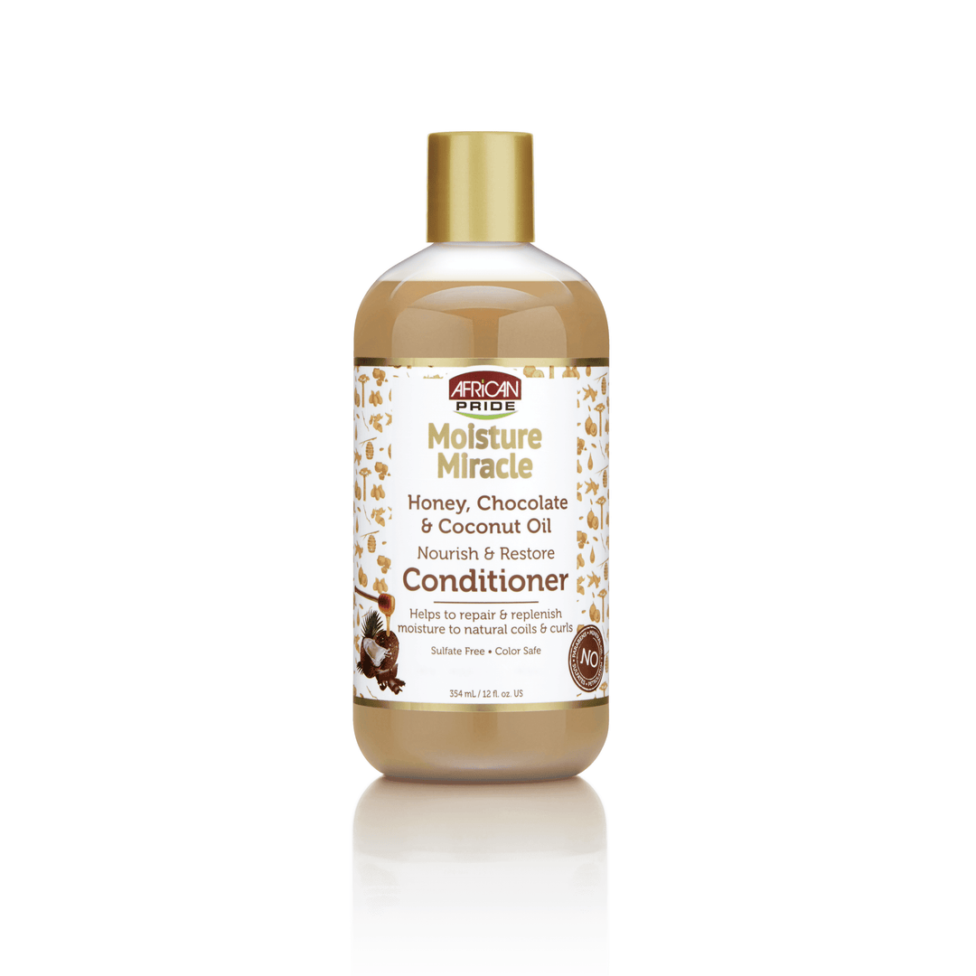 AFRICAN PRIDE | Moisture Miracle Honey, Chocolate & Coconut Oil Conditioner -wigs
