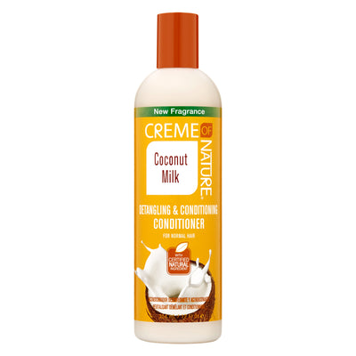 Creme of Nature | Certified Natural Coconut Milk Detangling & Conditioning Conditioner -wigs