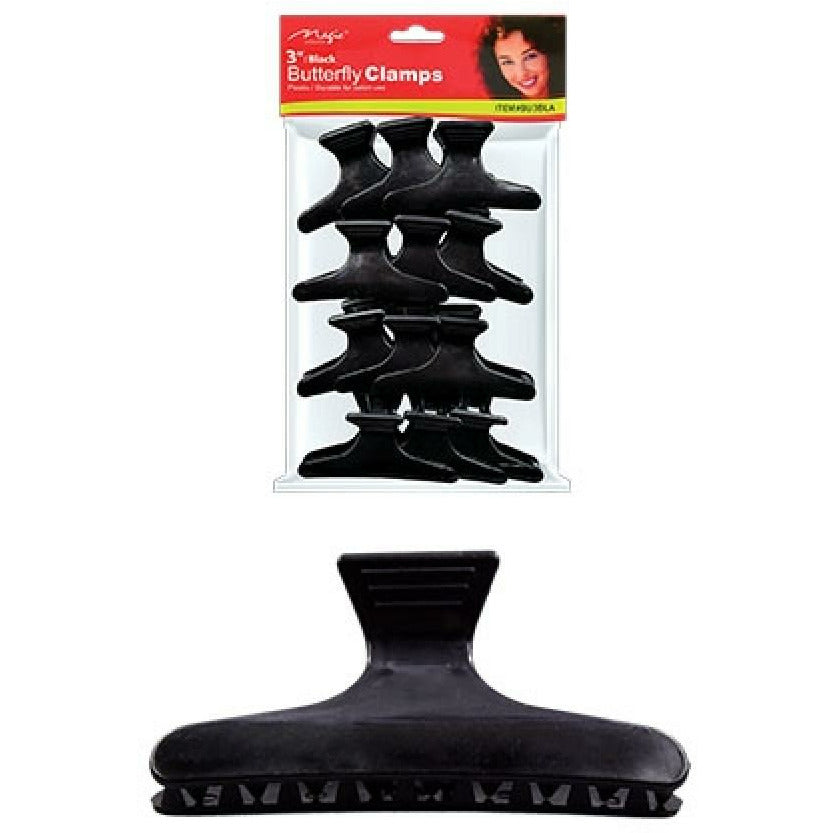Magic Butterfly Clamps 3" - Black