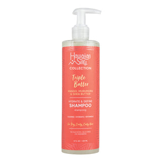 HAWAIIAN SILKY Triple Butter Hydrate & Define Shampoo(12oz) -wigs