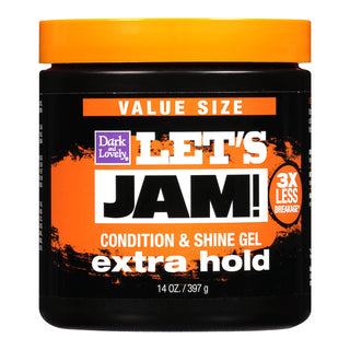 LET'S JAM CONDITION & SHINE GEL EXTRA HOLD -wigs