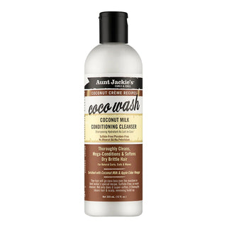 AUNT JACKIE'S Coco Wash Coconut Milk Conditioning Cleanser (12oz) -wigs