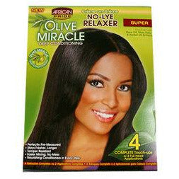 ALL PRODUCTS  01. HAIR & SKIN CARE  AFRICAN PRIDE Olive Miracle 4 Touch Up Relaxer Kit [Regular]