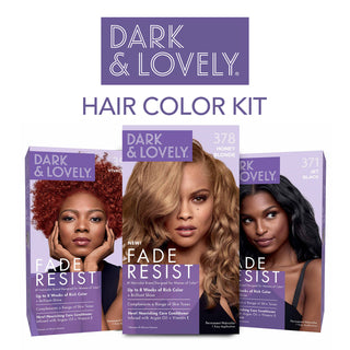 DARK AND LOVELY FADE RESIST HAIR COLOUR KIT -wigs
