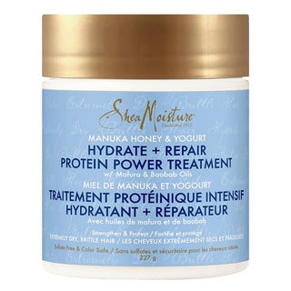 SHEA MOISTURE Manuka Honey & Yogurt Hydrate + Repair Protein Treatment -wigs