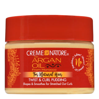 CREME OF NATURE Argan Oil Twist&Curl Pudding (11.5oz) -wigs