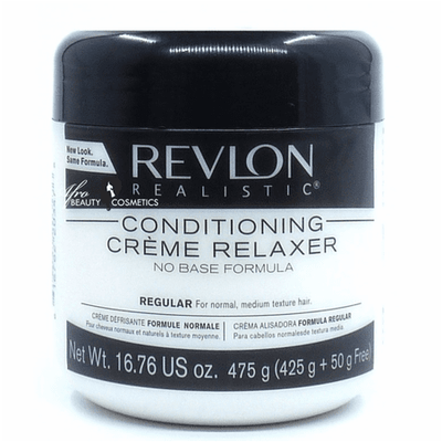 Revlon Realistic Conditioning Creme Relaxer No Base Regular 16.76 oz -wigs