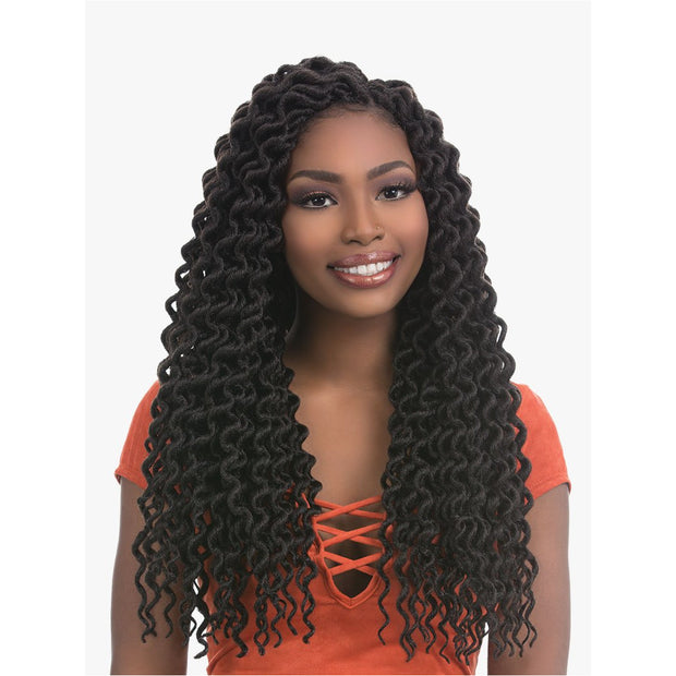 3X FAUX LOCS CURLY 18″ -wigs