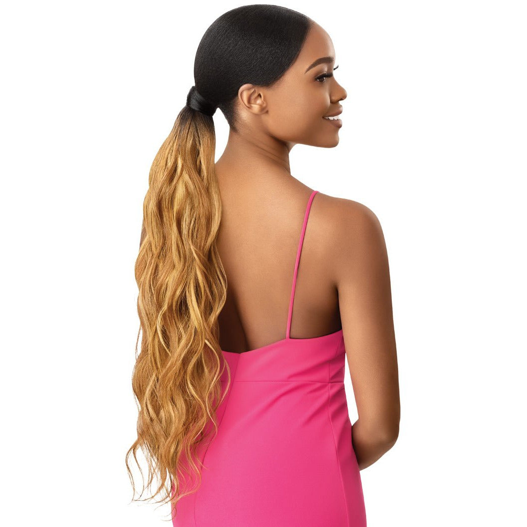 OUTRE PRETTY QUICK WRAP PONYTAIL LOOSE BODY 24" -wigs