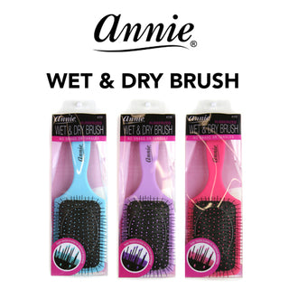 ANNIE Rubberized Wet & Dry Brush -wigs