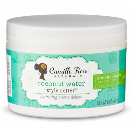 Camille Rose Naturals Coconut Water Style Setter Hydrating Creme 8oz -wigs