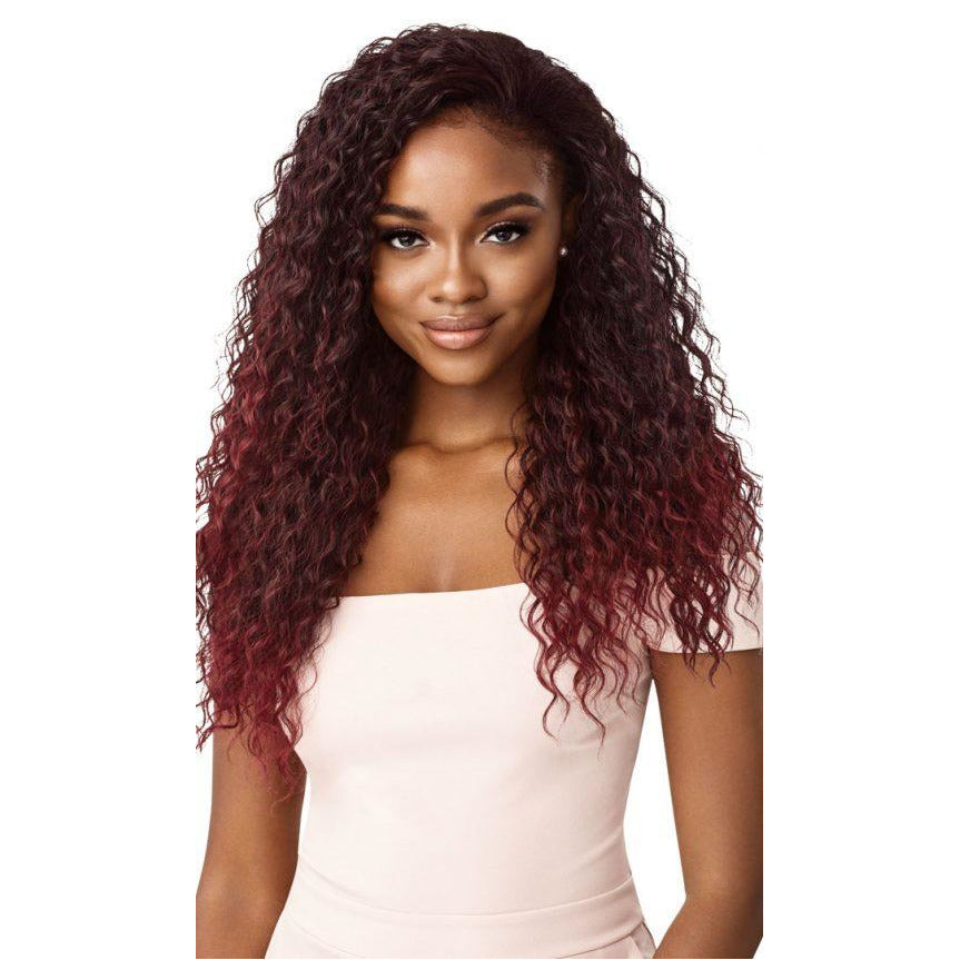 OUTRE QUICK WEAVE WET WAVY HALF WIG DEEP CURL 24