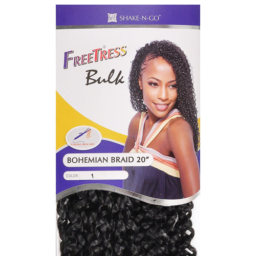 FreeTress Synthetic Hair Crochet Braids Bohemian Braids 20" -wigs