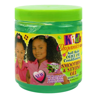 AFRICA'S BEST Kids Organics Olive Oil Smoothing&Styling Gel (15oz) -wigs