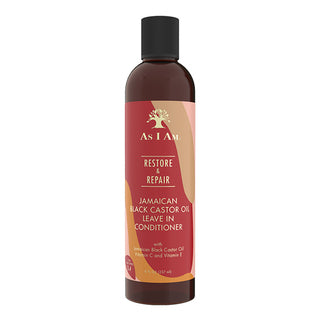 AS I AM Jamaican Black Castor Oil Leave-In Conditioner (8oz) -wigs