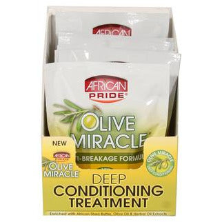 AFRICAN PRIDE Olive Miracle Deep Conditioning Treatment Packet -wigs