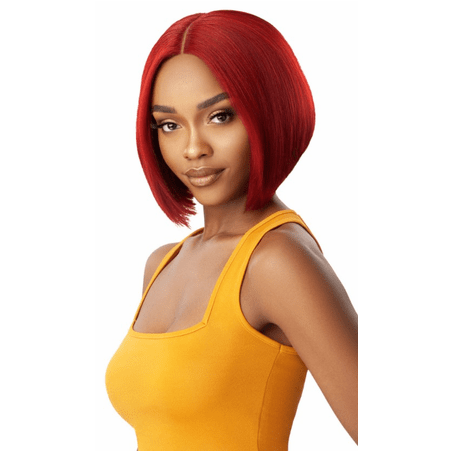 Outre The Daily Wig Bumped Bob 10" Lace Part Wig Human Hair -wigs
