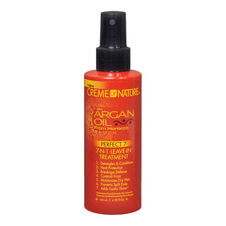 CREME OF NATURE Argan Oil 7 In 1 Leave In Treatment (4.23oz) -wigs