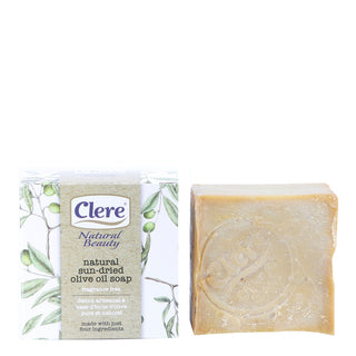 CLERE Natural Sun Dried Olive Oil Soap (200g)