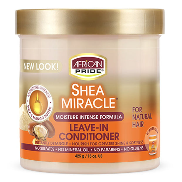 AFRICAN PRIDE Shea Miracle Leave-In Conditioner (15oz) -wigs