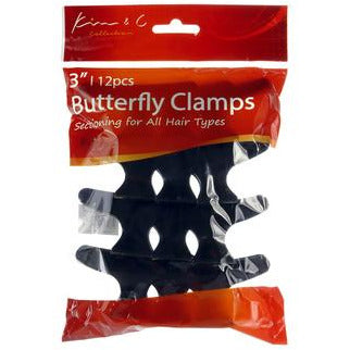 KIM & C Butterfly Clamps (3inch) -wigs