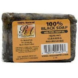 RA COSMETICS 100% Black Soap [Original] (5oz)